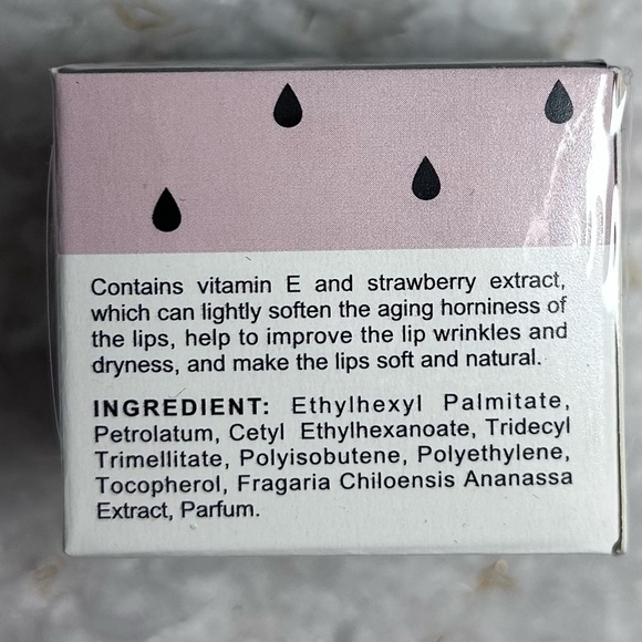 Strawberry Lip Mask - Pink - Picture 4 of 5